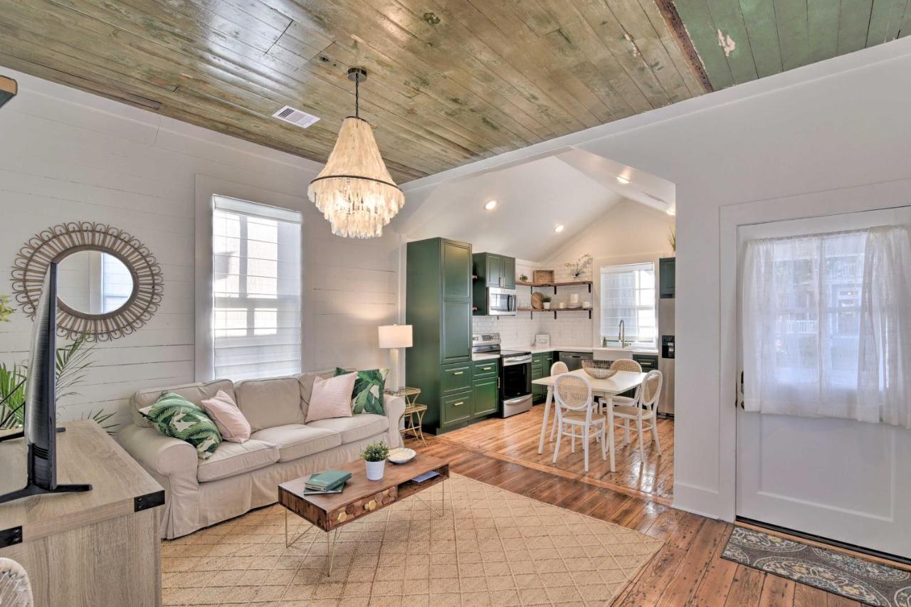 Bright Galveston Cottage Close To Beach And Strand Dış mekan fotoğraf